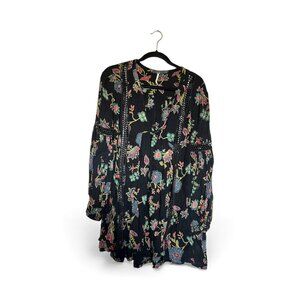 Free People Just the Two of Us Floral Tunic
